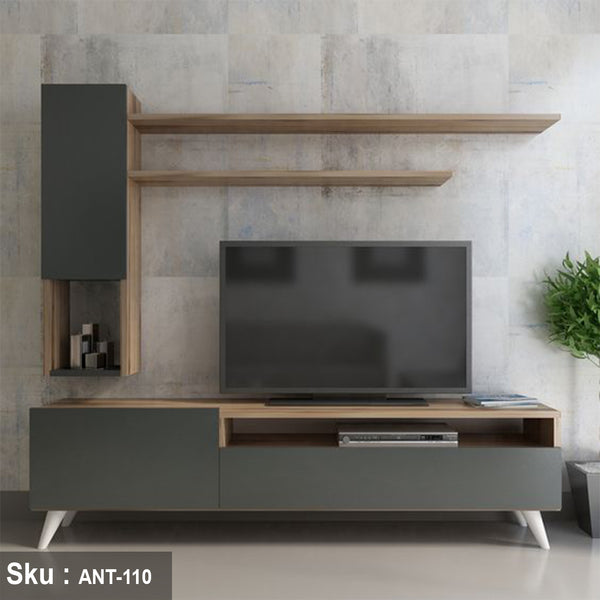 ترابيزة تليفزيون خشب MDf عالي الجودة - 160cmX35cm - ANT-110