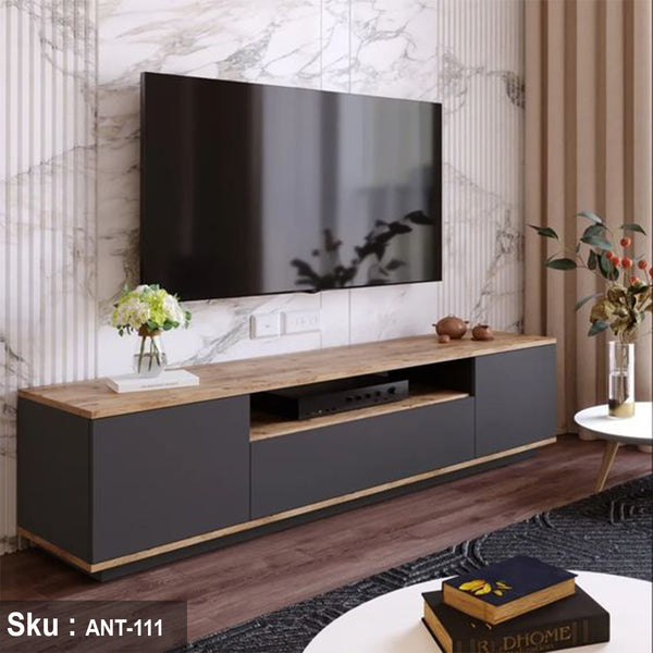ترابيزة تليفزيون خشب MDf عالي الجودة - 160cmX35cm - ANT-111