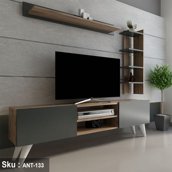 ترابيزة تليفزيون خشب MDf عالي الجودة - 160cmX40cm - ANT-133