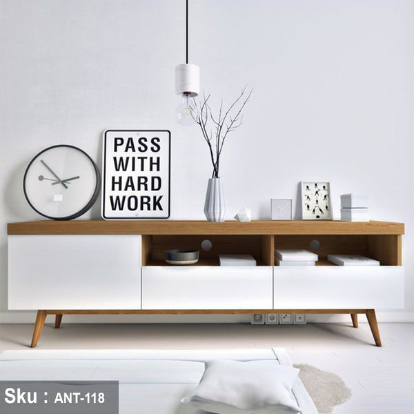ترابيزة تليفزيون خشب MDf عالي الجودة - 160cmX40cm - ANT-118