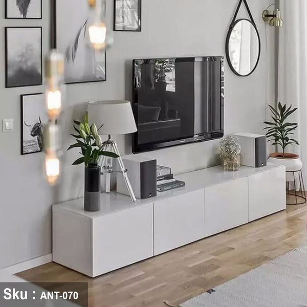 ترابيزة تليفزيون خشب MDf عالي الجودة 180cmX40cm - ANT-070
