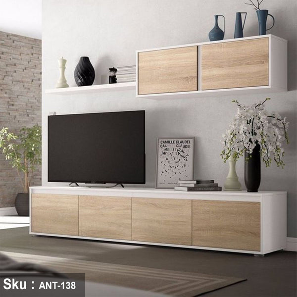 ترابيزة تليفزيون خشب MDf عالي الجودة - 180cmX40cm - ANT-138