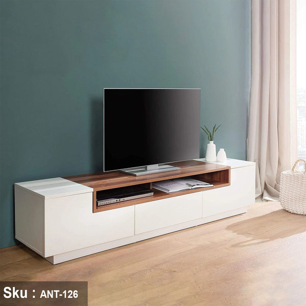 ترابيزة تليفزيون خشب MDf عالي الجودة - 180cmX40cm - ANT-126