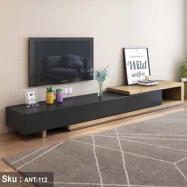 ترابيزة تليفزيون خشب MDf عالي الجودة - 220cmX40cm - ANT-112