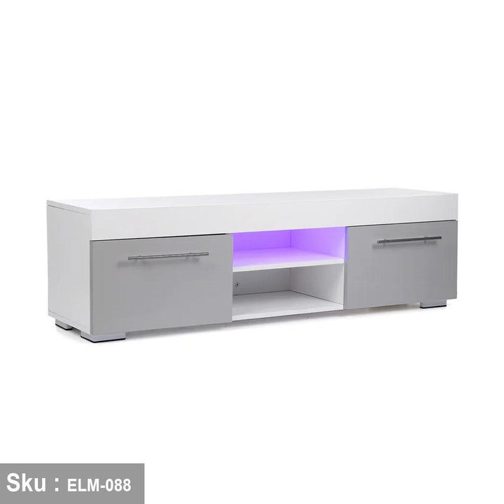 ترابيزة تليفزيون خشب Mdf عالي الجودة - 45cmX160cm - ELM-088 - اوسكار رتان