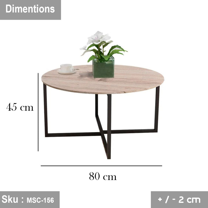 دانييلا ترابيزة قهوة  80 * 45   خشب MDF - اوسكار رتان