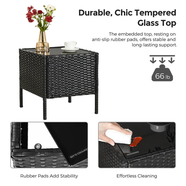 طقم رتان 2 كرسي وترابيزة - اوسكار رتان