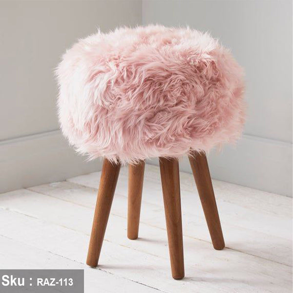 فادزي كرسى فرو رجول خشب زان  55 * 30 - اوسكار رتان