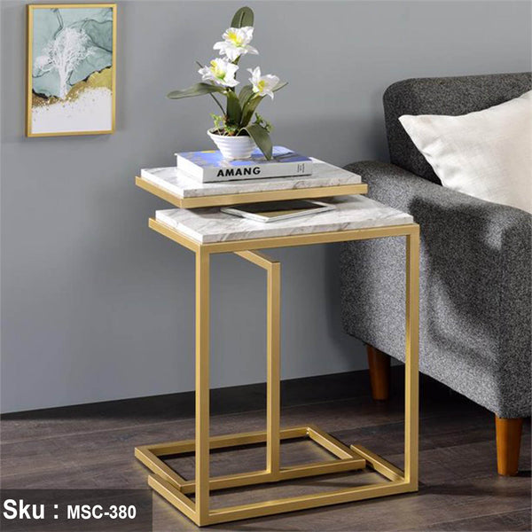 كليرا ترابيزة جانبية حديد دهان الكتروستاتيك - اوسكار رتان