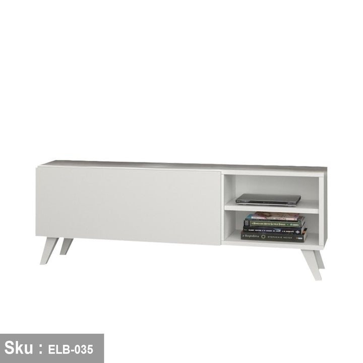 لافورا وحدة تليفزيون  مع رف 120 * 55   خشب MDF - اوسكار رتان