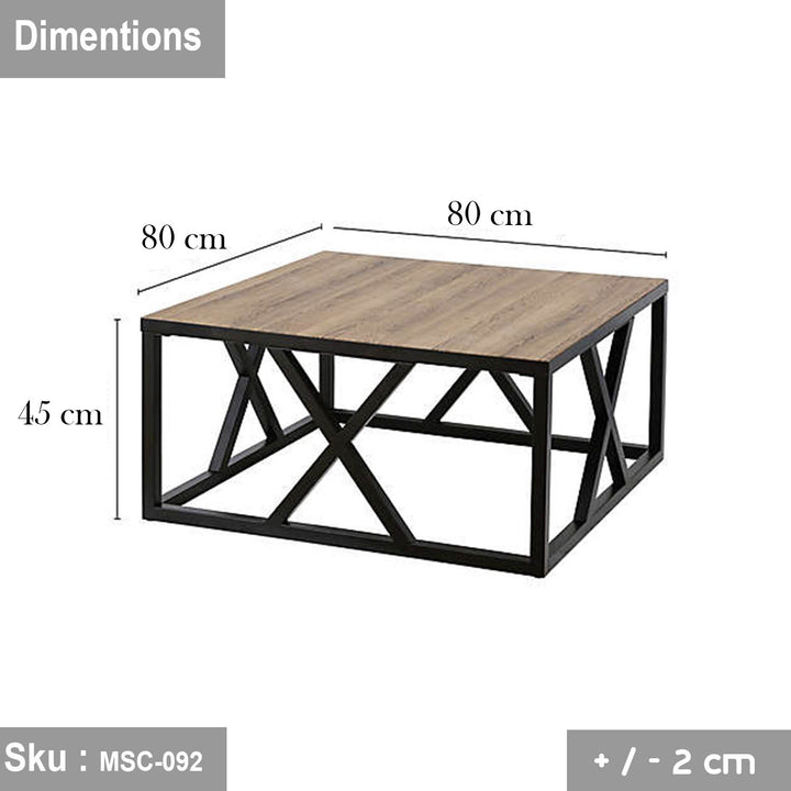 مايورين ترابيزة قهوة   80 * 45  خشب MDF - اوسكار رتان