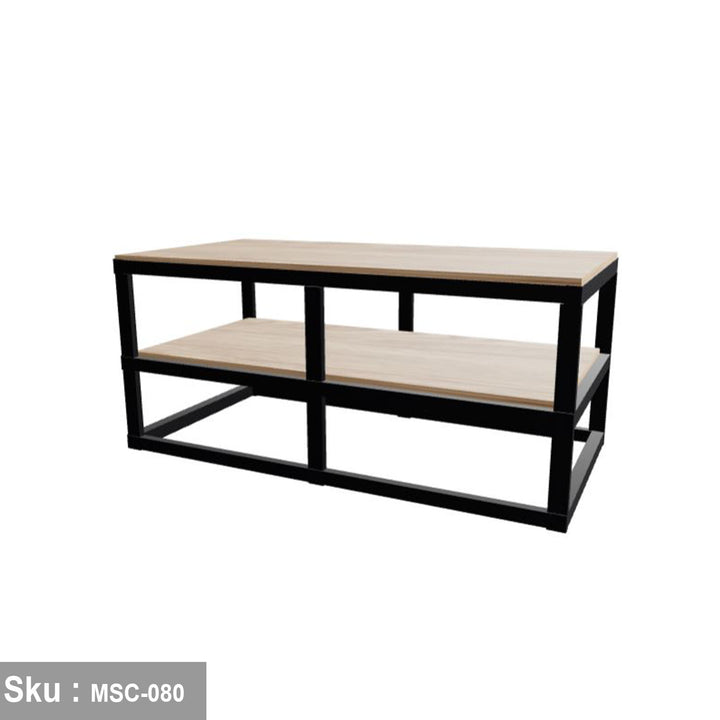 نيفار ترابيزة قهوة   100 * 50 خشب MDF - اوسكار رتان