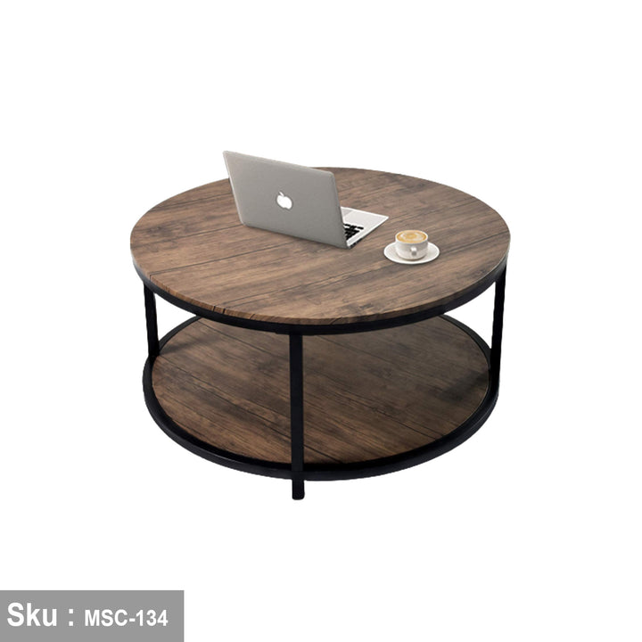 يونجا ترابيزة قهوة  80 * 45  خشب MDF - اوسكار رتان